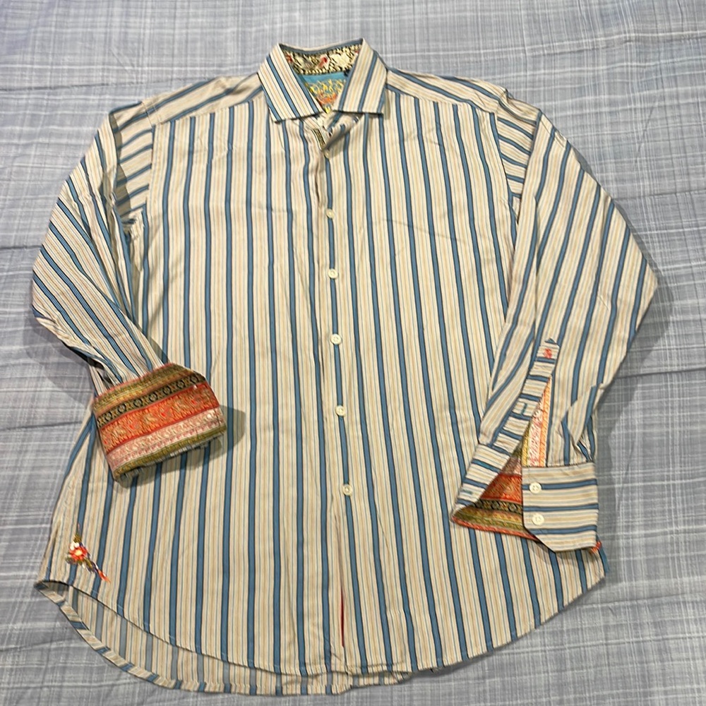 Robert Gram dress shirt size Medium great colors!